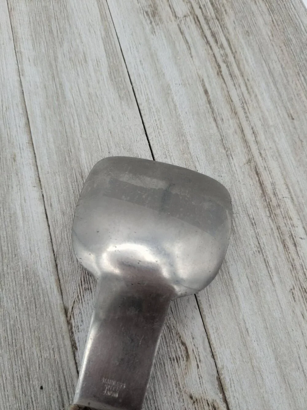 Stainless Steel Ice Cream Spade #1 Scoop Wood Handle 9 1/2